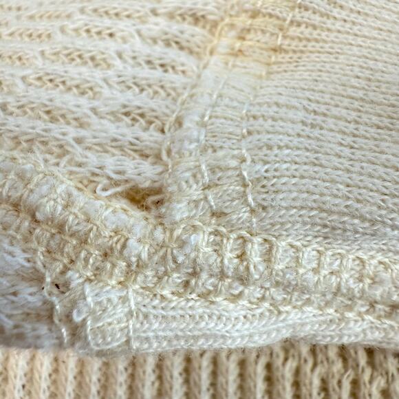 VTG Long Mayo Spruce Men L Thermal Waffle Knit Long Sleeve Top Utility Stretchy - Picture 6 of 9